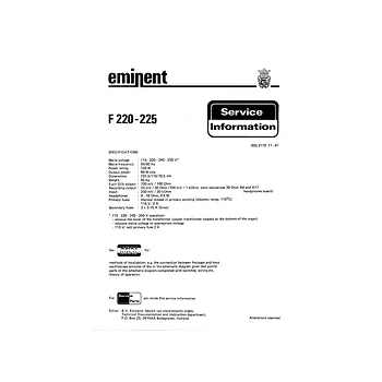 EMINENT F220 / 225
